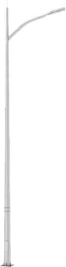 Customized Galvanized Street Light Pole Lamp Pole