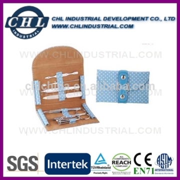 Wholesale logo printing manicure pedicure set