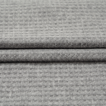 Rayon Polyester Spandex Hacci Waffle Brushed Fabric