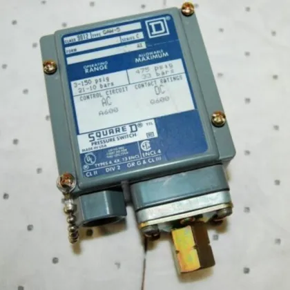 New Original Schneider Electric Pressure Switch 9012G with 25Q4 Sensor: 150 psi Rating