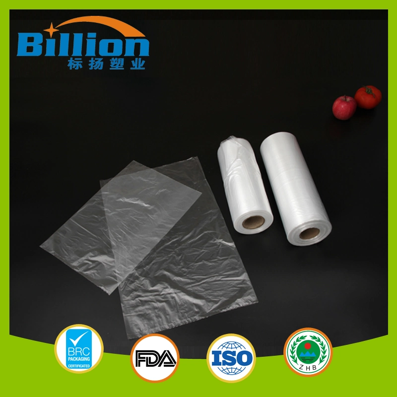 Degradable Biodegradable Produce Roll Plain White Plastic Commercial Packaging Bag