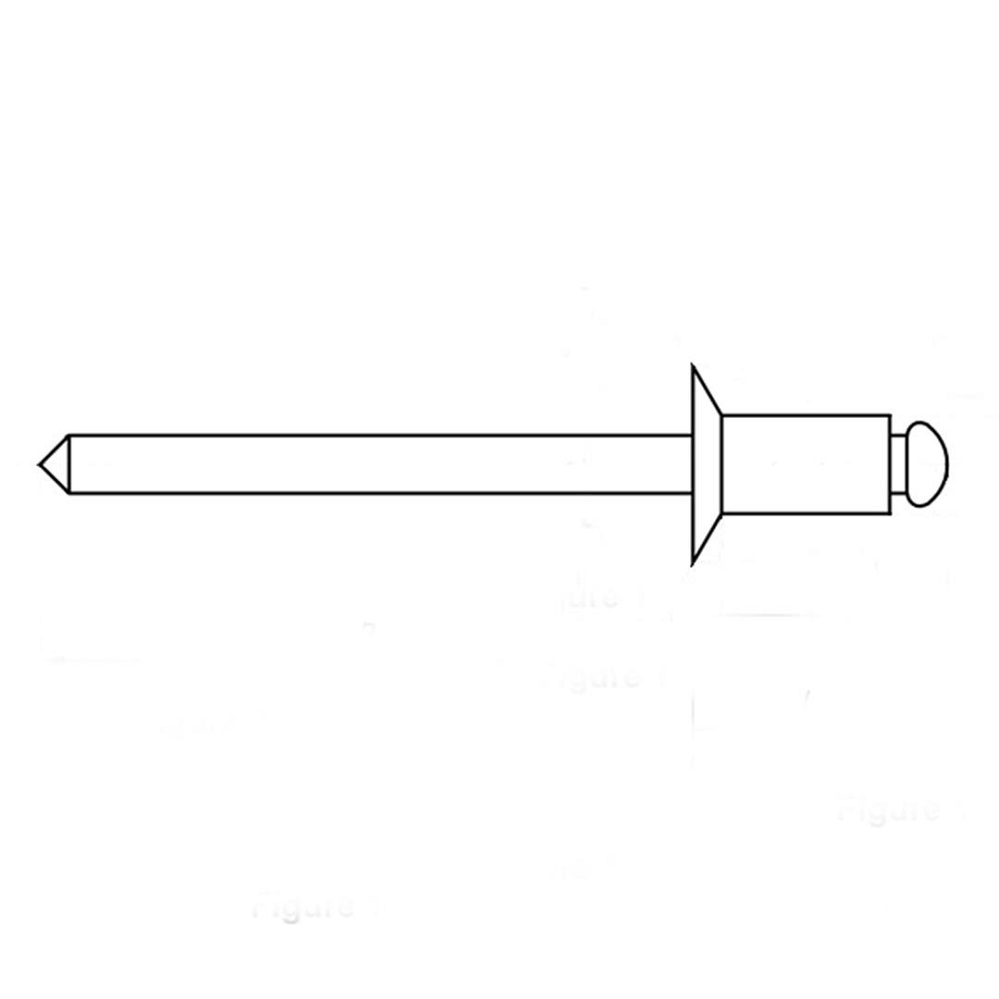 6,0 mm de aço/balcão de aço aberto rebite cegos