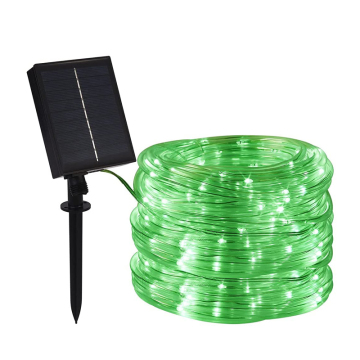 Tubo solar a prueba de agua de 32 m Guarra de tubas solares Cadenas de luz de hada para la decoración navideña del jardín interior/al aire libre