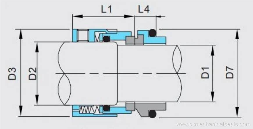 Multiple Spring Mechanical Seals H75 for Chemical Pumps