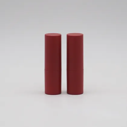 Plum Plastic Lipstick Tube Lib Balm Container 3.5g
