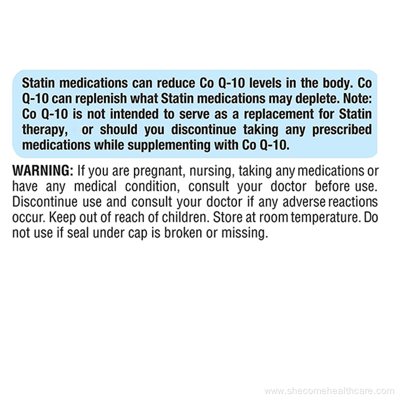 Coq10 Supports Blood Pressure Health Rapid Release Softgels