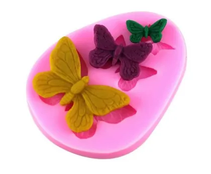 Butterfly Silicone Fondant Cake Mold for Chocolate and Sugarcraft
