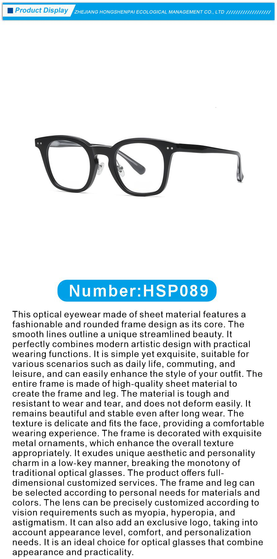 thick acetate glasses for bold style