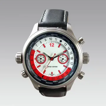 Automatic Chronograph Watch with GMT Indicator