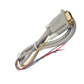 Customized DB9 Male + Tinned & Bent Cable