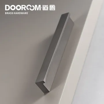 Dooroom Brass Furniture Handles Modern Fashion Grey Wardrobe Dresser Cupboard Cabinet Drawer Show Box Wine Bar Pulls Knobs