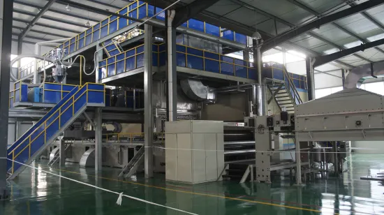 Melt blown nonwoven equipment line
