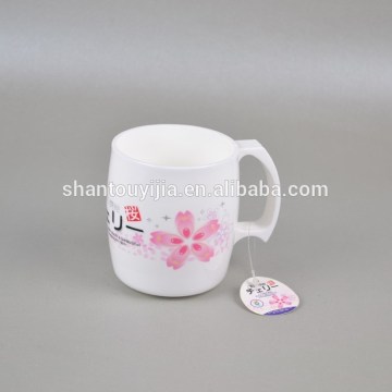 Plastic Mug With Cherry Print Plastic Water Cups