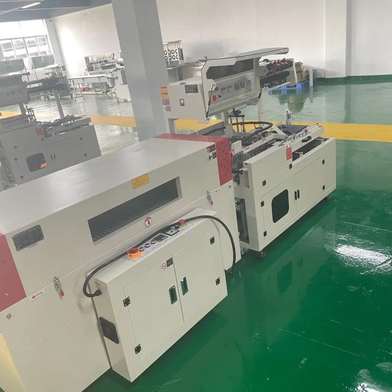 Fully Automated Sealing and Cutting Machine for Heat Shrink Film Cosmetic Packaging