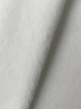 Knit cotton poly flannel fabric