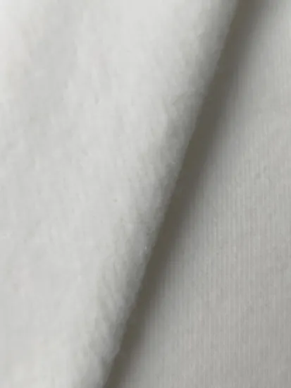 Knit cotton poly flannel fabric