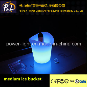 Rechargeable Color Changing Plastic Bar LED Ice Bucket