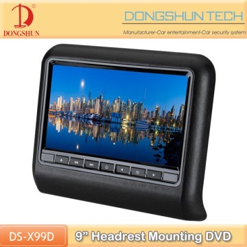 Hot selling Car DVD player ,9 inch headrest car dvd player without pillow
