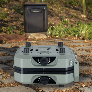 Portable Dual-Burner Infrared Patio Heater for Camping and Adventure
