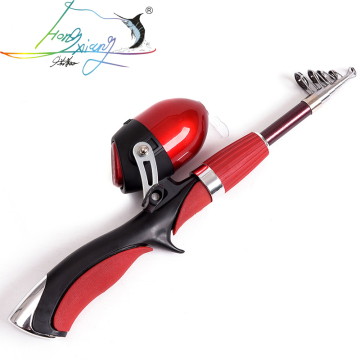 Compact Fishing Gear: The Ultimate Mini Portable 1.4 M Telescopic Rod and Enclosed Stealth Reel Fishing Tackle Kit