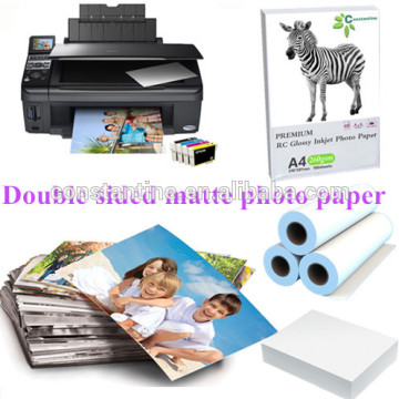 everyday use double sided matte photo paper a3 inkjet paper Chinese manufacturer