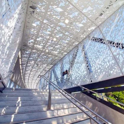 Aluminum Perforated Strip Ceiling Panels