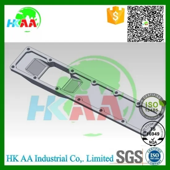 TS16949 certified cnc milling flat aluminum plate for intake plenum cover
