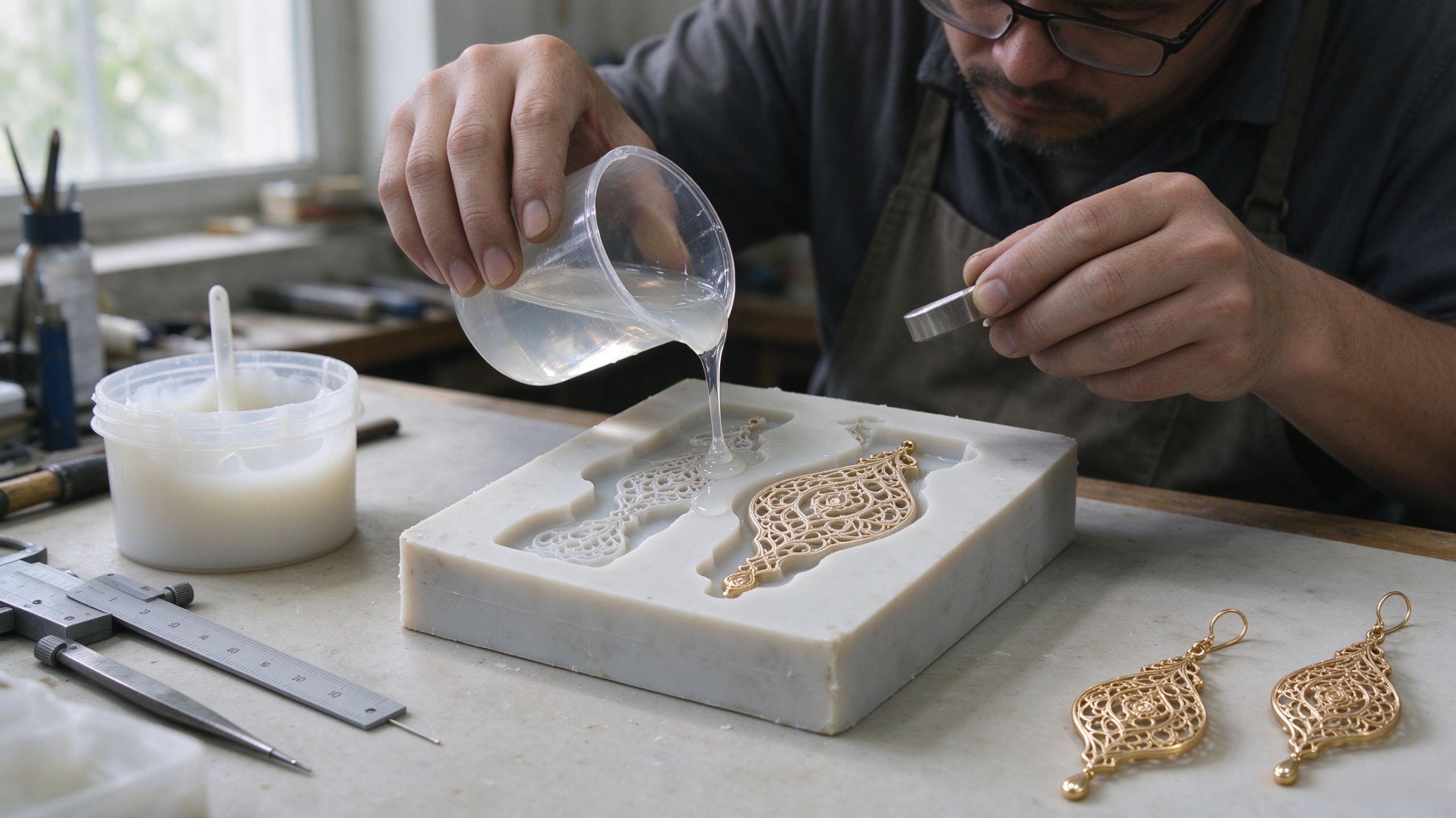 Jewelry Wax Mold Making Silicone Rubber 4