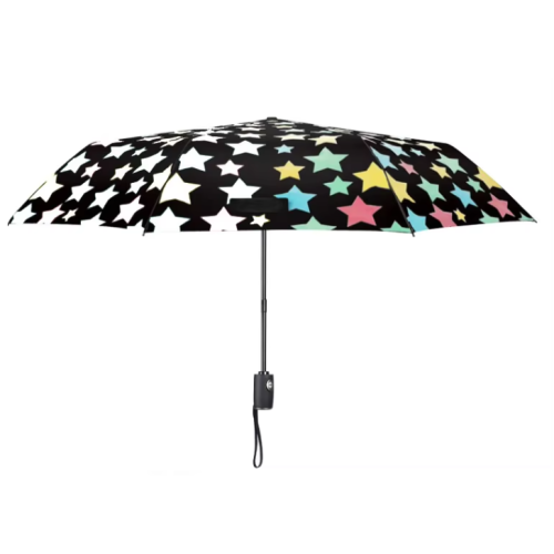 Paraguas plegable que cambia de color automáticamente