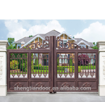 Cast Aluminum Gates Entrance archway Main Gate manufacture