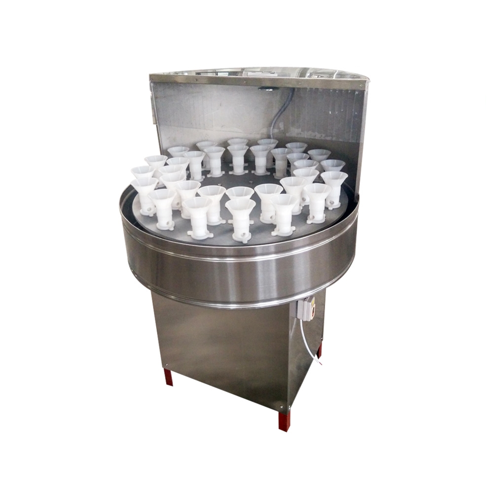 Small Rinser Machine Wholesale Semi Auto Rotary Bottle Rinsing Machine For Small Bottles ...