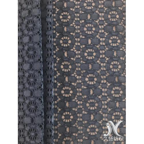 Nylon Cotton Lace Circle Pattern