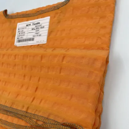 Bubble Crease Linen Viscose Rayon Mixed Fabric