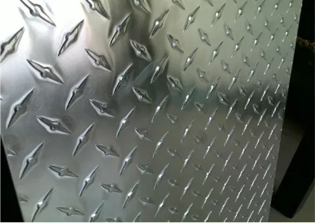 Tear drop aluminum stair tread plate checker plate