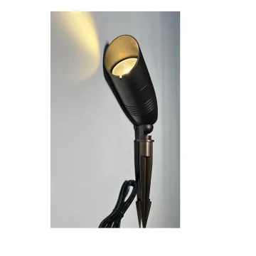 5CCT ETL Approved Adjustable COB LED Landscape Spotlight for 12-24V Low Voltage Systems