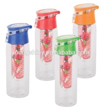 2015 New 24oz Hot Sale Plastic Travel Bottle with fruit infuser