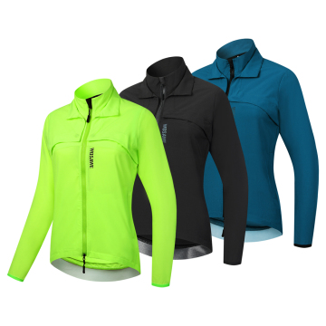WOSAWE Women Cycling Windbreaker Gilet - Breathable Outdoor Sports Jacket with 2-Way Zipper