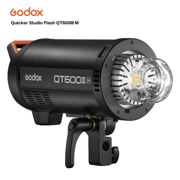Godox QT600III 600W High Speed Sync Studio Flash with 40W LED Modeling Lamp