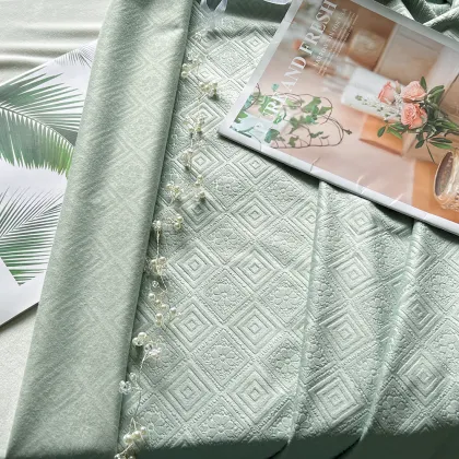 Polyester Embossed Velvet Hometextile Fabric