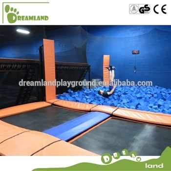 Fire resistance high density foam block for trampoline park