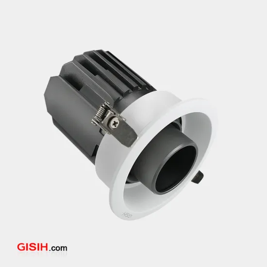 6000K Multi-Angle Zoom Recessed LED Ceiling Spotlight - High Efficiency