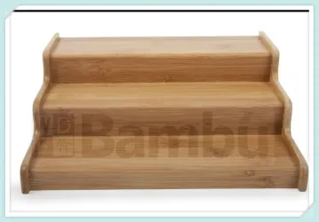 100% Bamboo 3- Step Spice Rack
