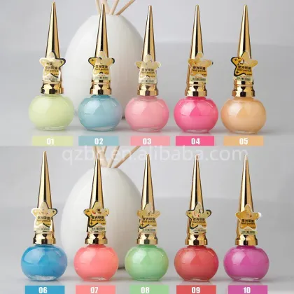 Candy Color Glow in the Dark Fluorescent Nail Polish China Factory