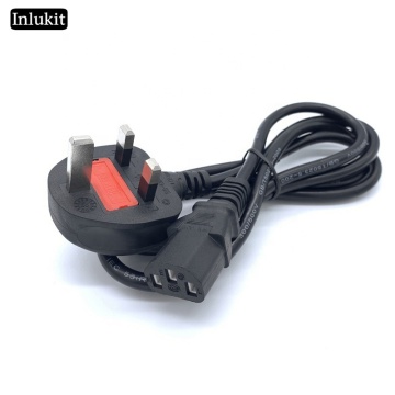1.5M UK Standard Computer Host Chassis Power Cord with Built-in Fuse