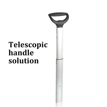 3-Stage Pull Rod Luggage Handle Aluminum Extender Trolley Single Heavy Duty Telescoping Handle