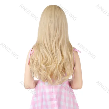 Ainizi Super Popular Body Wave Blonde Color Babi Cosplay Wigs for Women