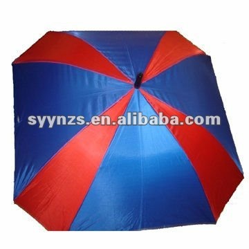 2015 Good Quality 30" Assorted Colors Special design Square Golf Umbrella