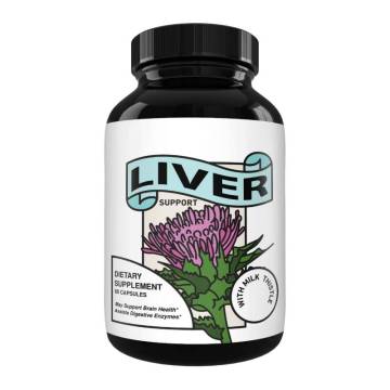 Milk Thistle Capsules Liver Cleanse Detox Dandelion Root