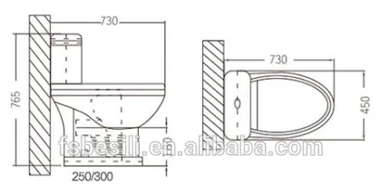 Good qulity washdown p/s-trap toilet ceramic one piece toilet in China A078