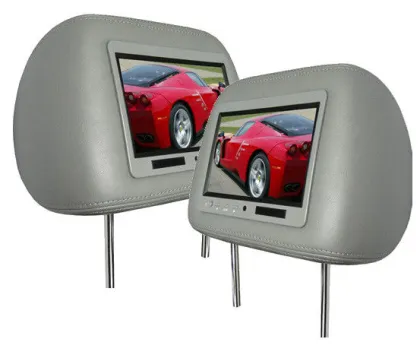 Lg Tft Panel 7" Automobile Headrest Monitor Dvd Players With Pillow S-hp702